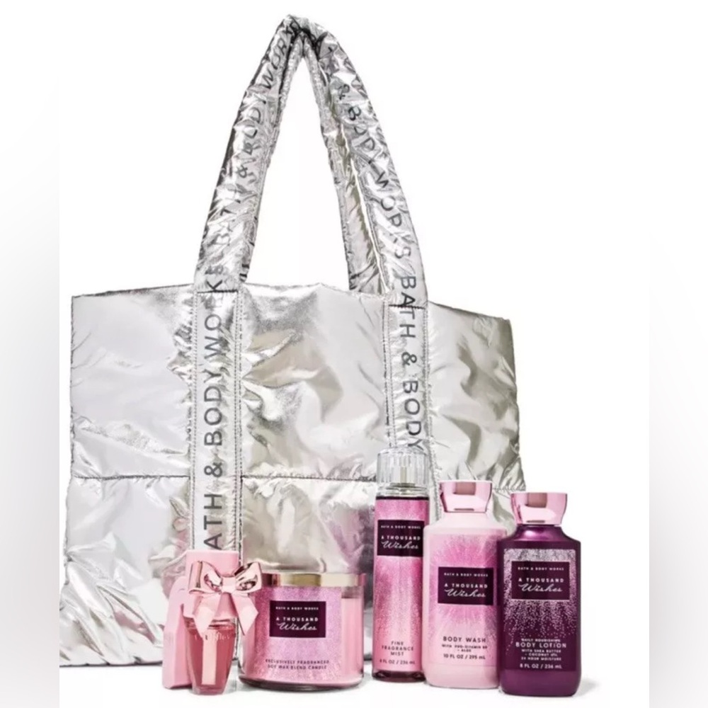 Bath And Body Works A Thousand Wishes Gift Set And Tote 2024 Black Friday